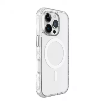 Funda protectora LAUT CRYSTAL MATTER X para iPhone 16 Pro, transparente, PC+TPU, compatible con 6,1