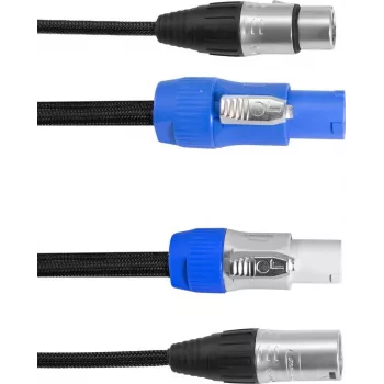 Cable EUROLITE DMX P-Con a XLR de 5 pines, modelo 30227781, 1,5 m de longitud