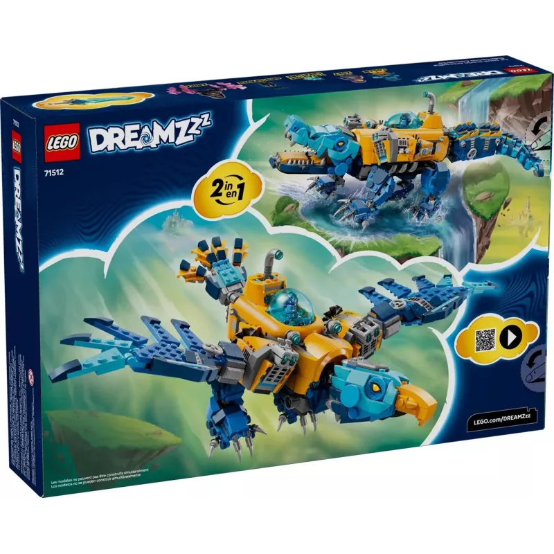 LEGO DREAMZZZ 71512 Submarino cocodrilo