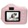 Denver KPC-1370P cámara digital infantil con impresora térmica, LCD de 2,8 pulgadas, 48 MP, vídeo 1440p, rosa