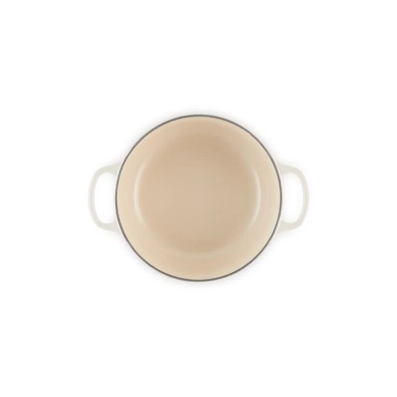 Le Creuset Signature Asadora redonda blanca 20 cm