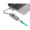 Estación de acoplamiento y replicador de puertos para portátil DeLOCK 64282 con cable USB 3.2 Gen 1 (3.1 Gen 1) Type-C gris (64282)