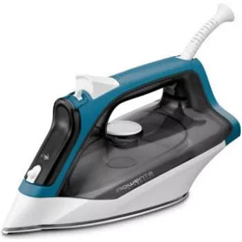 Rowenta EFFECTIVE 2 Plancha de vapor con suela de acero inoxidable Negro, Azul, Blanco