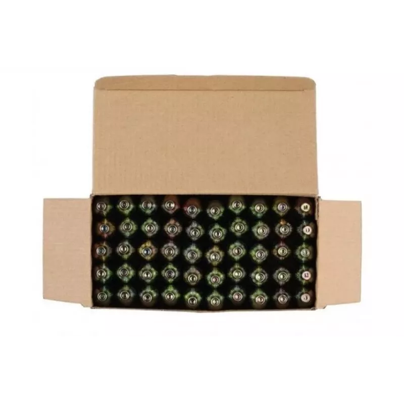 Cartuchos de CO2 RazorGun 12 g — pack de 50, gas a presión, plata