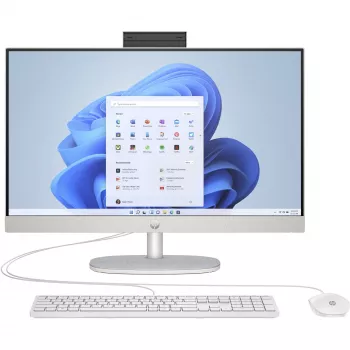 HP 24-cr0006ng - Todo en uno (solución completa) - Ryzen 5 7520U / 2,8 GHz - RAM 16GB - SSD 512GB - NVMe - Radeon 610M - 1GbE, Wi-Fi 6, Bluetooth 5,3 - WLAN: 802,11a/b/g/n/ac/ax, Bl