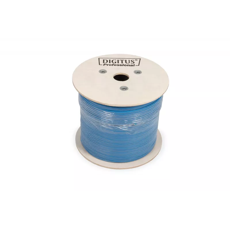 Cable de red Digitus Cat.6A U/UTP 500m Azul