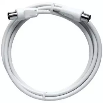Axing BAK 250-90 Cable coaxial Blanco
