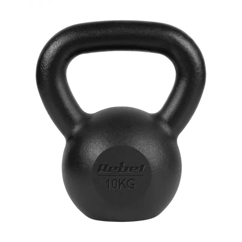 Pesa rusa Rebel Active 10 kg hierro RBA-2323-10 – pesa rusa de hierro fundido para entrenamiento de fuerza