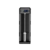 Cargador de baterías XTAR SC1 de una ranura USB-C para celdas Li-Ion 18650, 1 ranura, negro