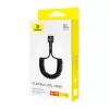 Cable de carga rápida USB-C a USB-C Baseus Fish-Eye 1 m 100 W negro