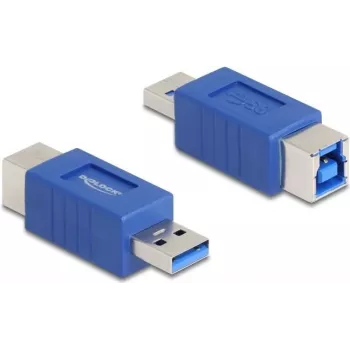 DeLOCK 67217 Adaptador de cable USB Type-A USB Type-B azul