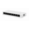 Switch no gestionado GEMBIRD NSW-G8-01 – 8× Gigabit Ethernet (10/100/1000), blanco, DC 5V