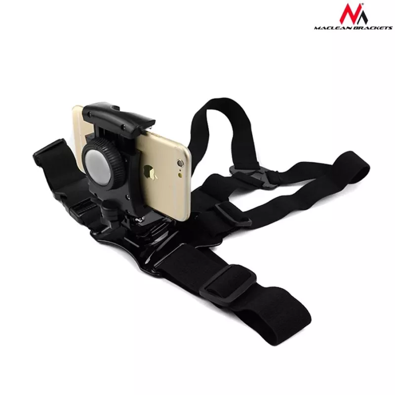Soporte de pecho tipo funda para móvil y cámara deportiva MC-773
