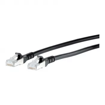 BTR 130845B500-E cable de parcheo Cat.6a AWG26 2RJ45 25 m negro 10GB_T SFTP LS0H (130845B500-E)