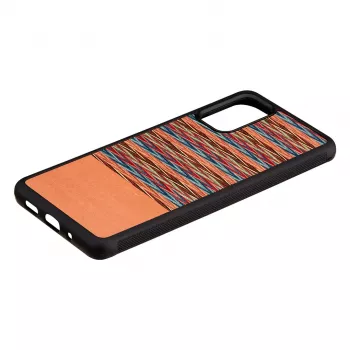 Funda para móvil man and wood para Samsung Galaxy S20+ — marrón a cuadros con borde negro