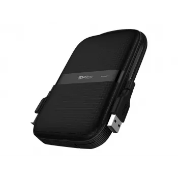 Silicon Power Armor A60 HDD externo, 2 TB, 2,5 pulgadas, USB 3.2 Gen 1, negro