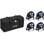 EUROLITE 20000949 Set de focos LED PAR 4x Hybrid Spot con bolsa blanda