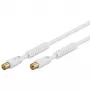 Wentronic 27718 cable coaxial blanco