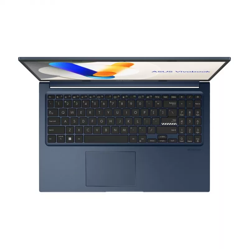 Portátil ASUS Vivobook 15 X1504VA-BQ4291 — Intel Core 5 120U, 15,6 inch FHD IPS-Level 60Hz 250 cd/m² antirreflejo, 16GB DDR5, 512GB SSD, Intel Graphics, WLAN+BT, cámara 720p, 42Wh, sin sistema operativo
