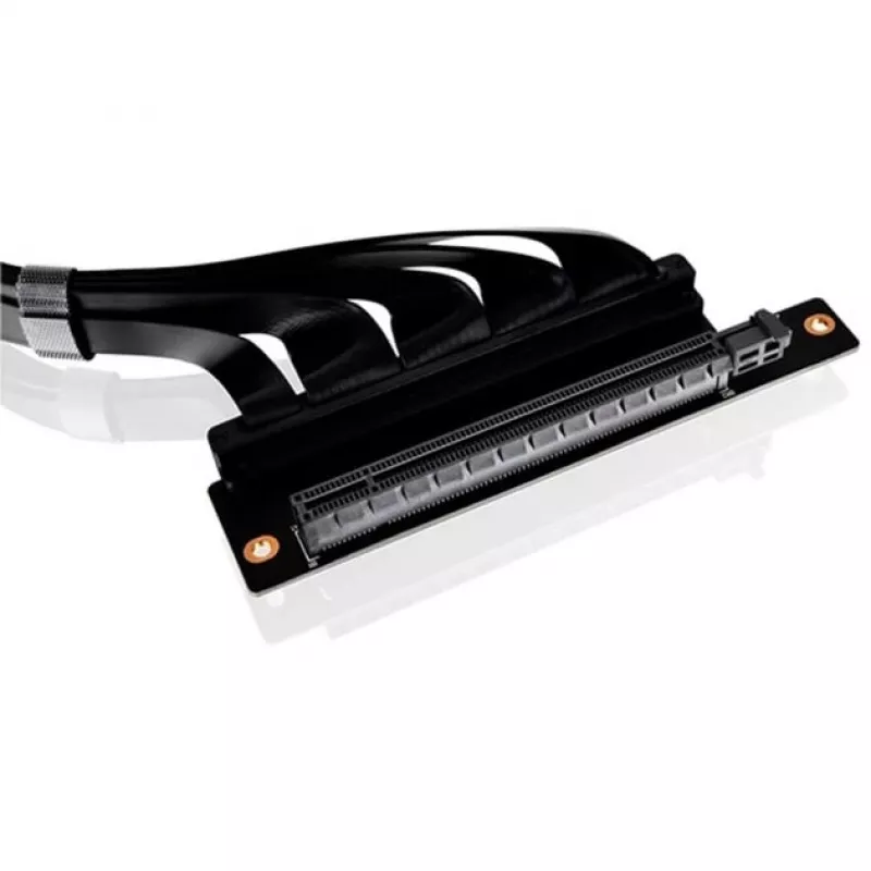 Thermaltake cable riser PCI-E 4.0 doble de 90 grados, 40 cm, negro