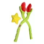 Pala moldeadora de bolas de nieve Jamara Snow Play 2en1 — forma de corazón y estrella, a partir de 3 años, multicolor