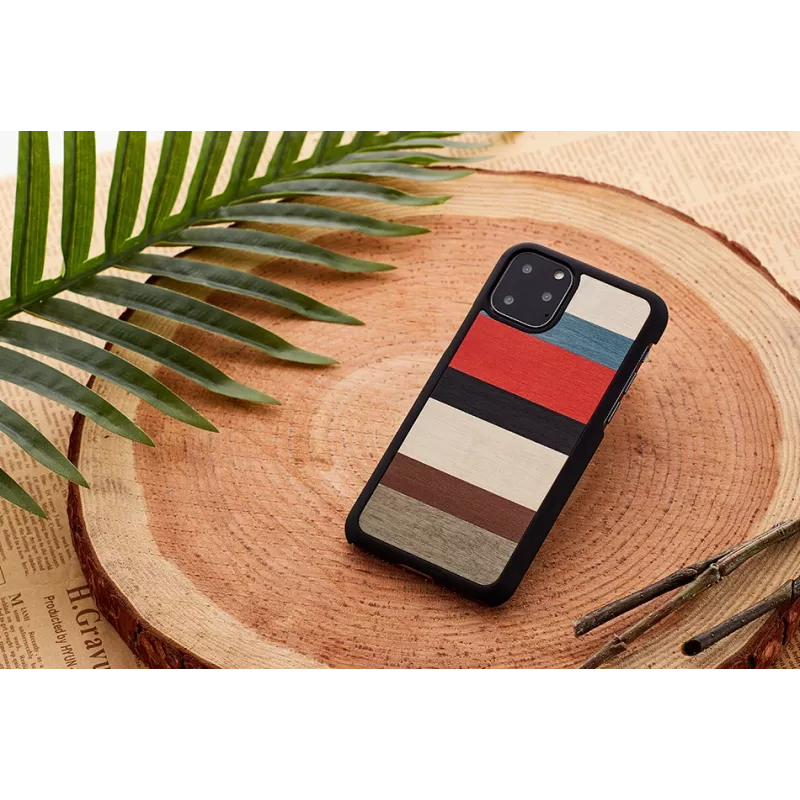 Funda para smartphone man and wood para iPhone 11 Pro Max — Corallina negro funda protectora