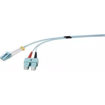 Renkforce RF-4755214 Cable de conexión de fibra óptica [1x conector macho LC - 1x conector macho SC] 50/125 µ Multimodo OM3 2,00 m (RF-4755214)