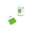 Hub USB LOGILINK UA0138 — hub USB 2.0 de 4 puertos, verde, hasta 480 Mbit/s