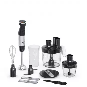 Batidora de mano Tefal Quickchef+ HB67G830 0,8 l 1000 W Negro, Acero inoxidable
