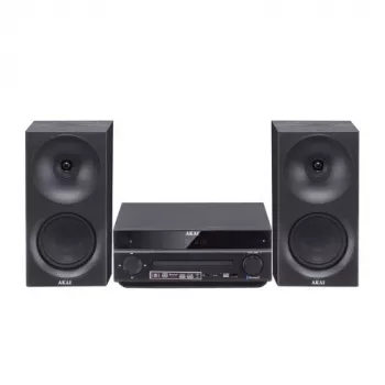Sistema de audio AKAI AM-301 BK Music Center – equipo de audio compacto para el hogar