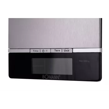 Bomann KW 1421 CB – LCD – Negro – Acero inoxidable – 160 x 230 x 18 mm – 18 mm – AAA – Acero inoxidable (614211)