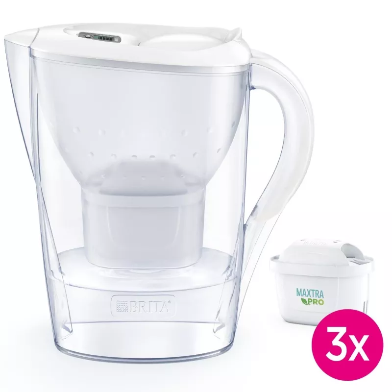 Brita Marella+3 cartuchos PRO Blanco 2,4 Blanco