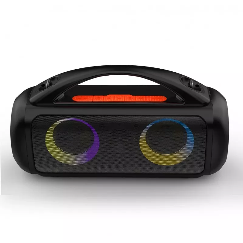 Altavoz portátil MEDIA-TECH MT3184 — Bluetooth 5.3, 60W RMS, IPX5, batería de Li-Ion 16h, puerto de carga USB-C, MicroSD, TWS, micrófono, mando a distancia