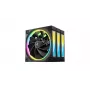 DeepCool FL12R 3-in-1 ventiladores de caja de 120 mm (3 uds.), Reverse, PWM de 4 pines, 500-2150 rpm, FDB, negros