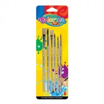 Pinceles Colorino para niños 6 uds. blíster