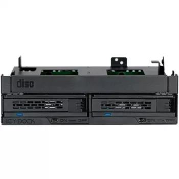 ICY Dock ExpressCage MB732SPO-B - caja para unidades de almacenamiento - 2.5 (6,4 cm) - 13,30cm (5,25) a 2 x 2.5 y 13,30cm (5,25) Slim Line / 13,30cm (5,