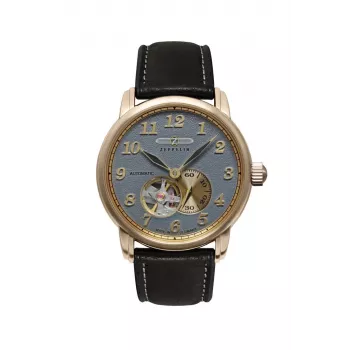 Reloj de pulsera Zeppelin LZ127 76645 Automatic 40 mm caja de acero inoxidable