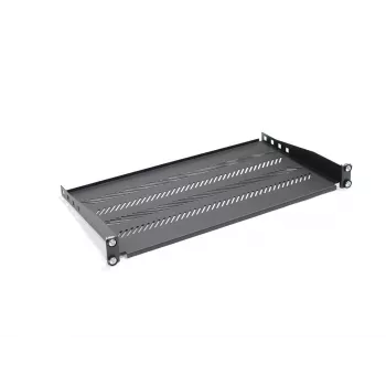 DIGITUS bandeja 1U fija, profundidad 250 mm, para racks de 19 pulgadas, capacidad de carga 15 kg