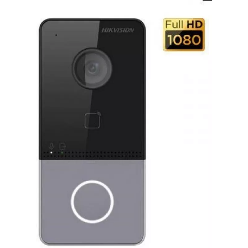Videoportero Hikvision DS-KV6113-WPE1(C) 2 MP negro, gris