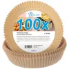 Moldes de papel para freidora Extralink HOME redondos 16 cm, pack de 100