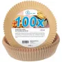 Moldes de papel para freidora Extralink HOME redondos 16 cm, pack de 100