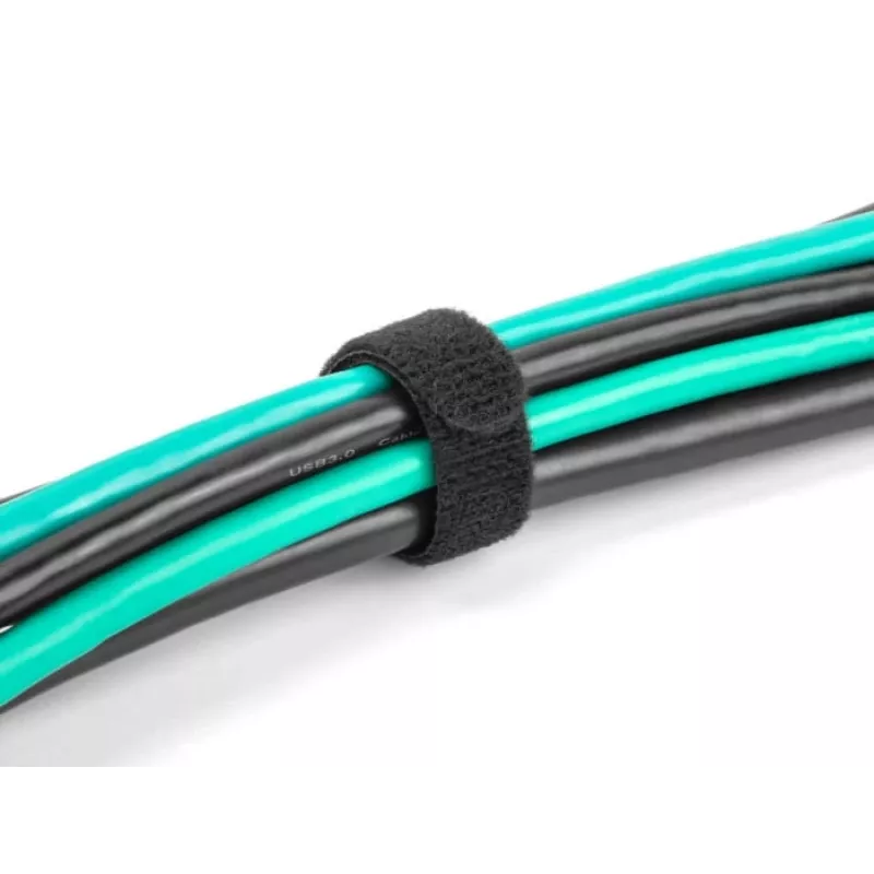 Bridas de cable de velcro DeLOCK 19010 150x12mm negro 10 uds.