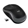 Logitech M185 ratón óptico inalámbrico ambidiestro gris 910-002238