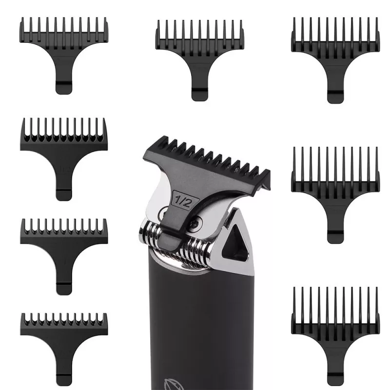 Recortadora de barba Manta HT-02BK Trimo, negra