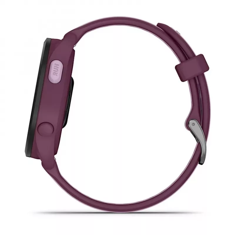 Smartwatch GARMIN Forerunner 165 Music, 43 mm carcasa de polímero, 1,2 inch AMOLED 390x390, GPS/GLONASS/Galileo, 5 ATM, 11 días de autonomía
