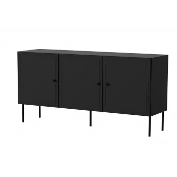 Cómoda Cama 3D PALAZZO BIS 151x40x75 negro mate