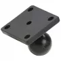 Placa base rectangular RAM Mounts (2 x 1.7 ) - rótula B (1 ), cuadrícula AMPS (RAM-B-347U)