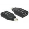 DeLOCK – Adaptador de vídeo/audio – HDMI – HDMI, 19 pines (H) – Mini DisplayPort (M) – (DisplayPort 1.1) – Negro (65552)