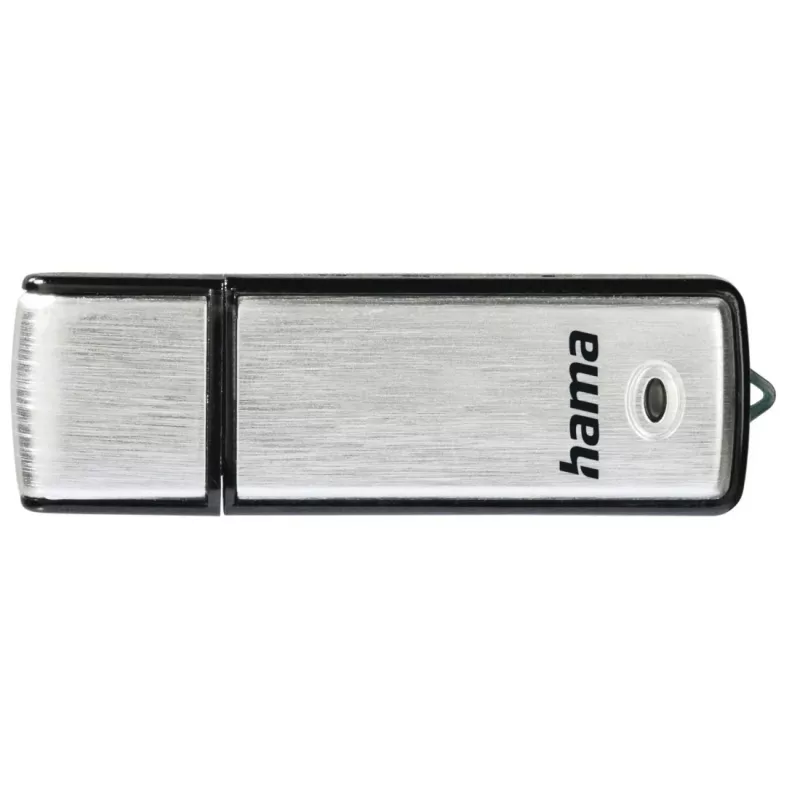 Memoria USB Hama Fancy 64 GB USB Type-A 2.0 Negro, Plata