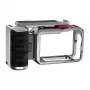 Jaula de expansión de titanio con empuñadura y conexiones adicionales Puluz para DJI Osmo Action 6